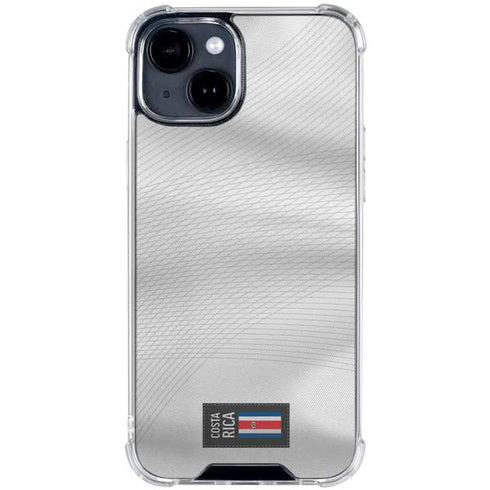 Costa Rica Soccer Flag iPhone 15 Clear Case